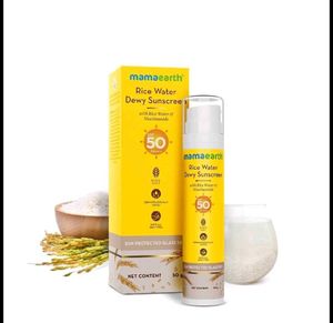 Mamaearth Rice Water Dewy Sunscreen SPF 50 Pack 2
