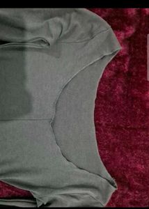 grey sheer top