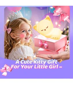 Cute Cat Night Light