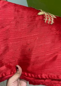 Red A-line  gown