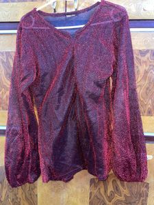 Sparkly Long Sleeve Top