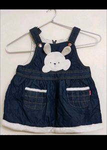 Cute Bunny Denim Dress for winters