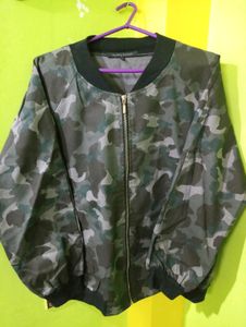 Camo Print Jacket