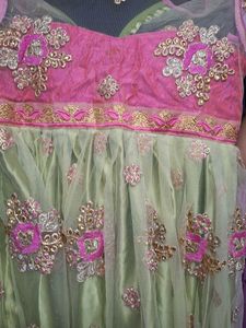 Elegant Embroidered Anarkali Dress