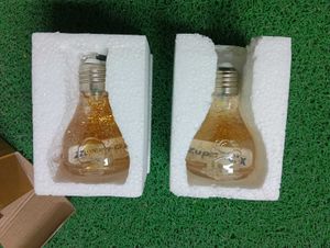 Glitter Light Bulb Decoration (Pack Of 2)