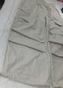 Beige Cargo Pants