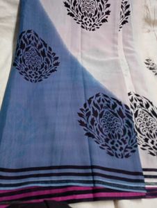 Printed Chiffon Saree