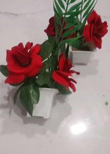 Artificial Rose Plant Set