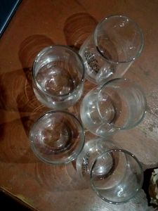 5 Glass Full New Condition