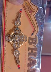 Elegant Crystal Rakhi