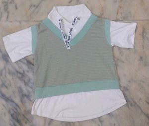 Girls' Vest Shirt Set