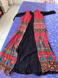 Shree Ethnic Gown With Jacket