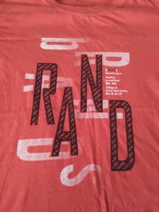 Red Graphic Print T-Shirt