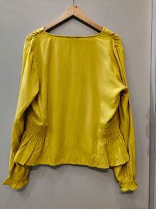 VAN HEUSEN Peplum Top with Puff Sleves