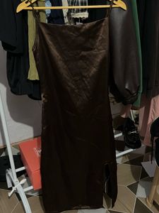 custom satin dress