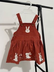 Australian Corduroy Bunny Dungaree/ Pinafore