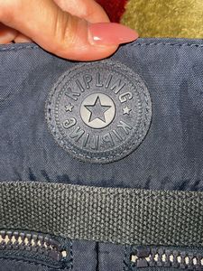 Kipling Blue Dark Medium Sling Bag