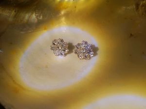 Swarovski Replica Flower Earrings/Christmas