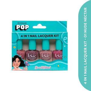 SUGAR POP4 In 1 Nail Lacquer Kit - 01 Nude Nectar
