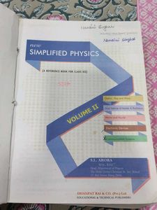 Physics S.L Arora Volume 1 And 2
