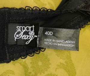 SMART &amp; SEXY Elegant Black Bra