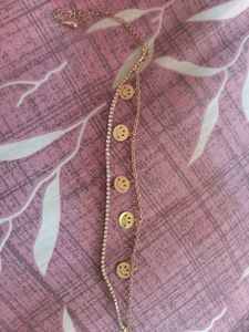 Gold toned Charm Bracelet Set Of 3