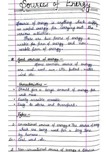 Class 10 Physics Handwritten Notes NCERT CBSE