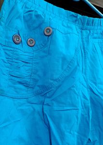 Blue Capri Pants