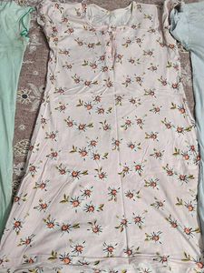 Assorted T-Shirt Nighty Bundle- Pack of 3