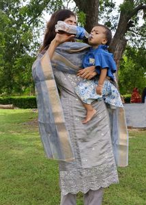 Elegant Grey Salwar Kameez