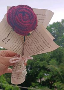 Crochet Rose Bouquet