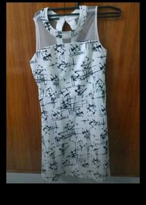 Off White Western One Piece Dress
