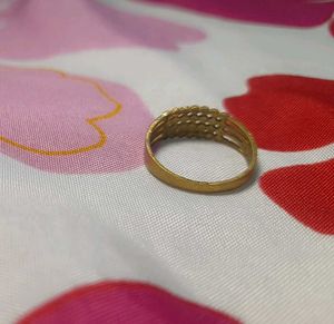 Vintage Gold Tone Rings - Set of 2