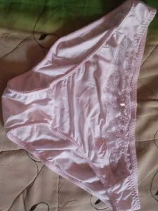 Pink Lace Trim Panties