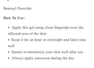 Benzoyl Peroxide Gel