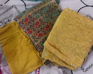 Unstitched Salwar Kameez Fabric Set