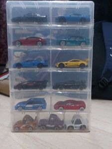 13 Hotweels With Plastic Box No Coins Offer