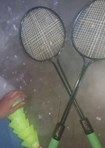 Badminton Racket Set with Shuttlecocks