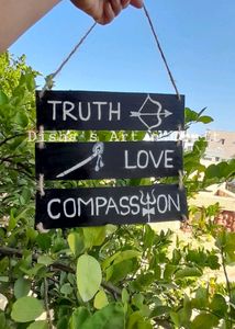 Truth Love Compassion- hanging