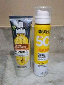 Facewash And Sunscreen