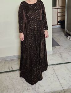 Elegant Velvet Gown