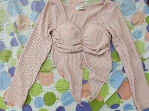 Pink Long Sleeve Top