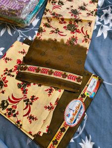 3 Pcs Suit Set Unstitched