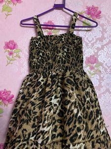 Animal Print Dress With Jacket