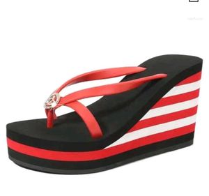 juicy couture Wedge Flip Flops