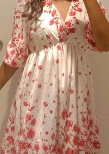 Floral Print Mini Dress