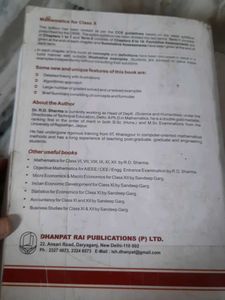 Mathematics Class X - R.D. Sharma
