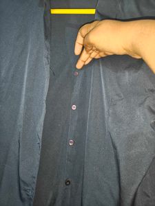 Navy Blue Open Front Shrug