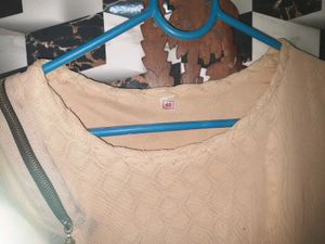 Tan Knot Top