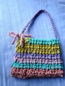 Crocheted Pastel Handbag